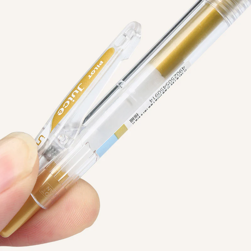 Gel Pen Set with Metallic Colors