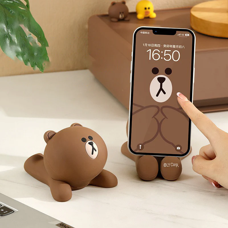 Brown & Friends Phone Stand