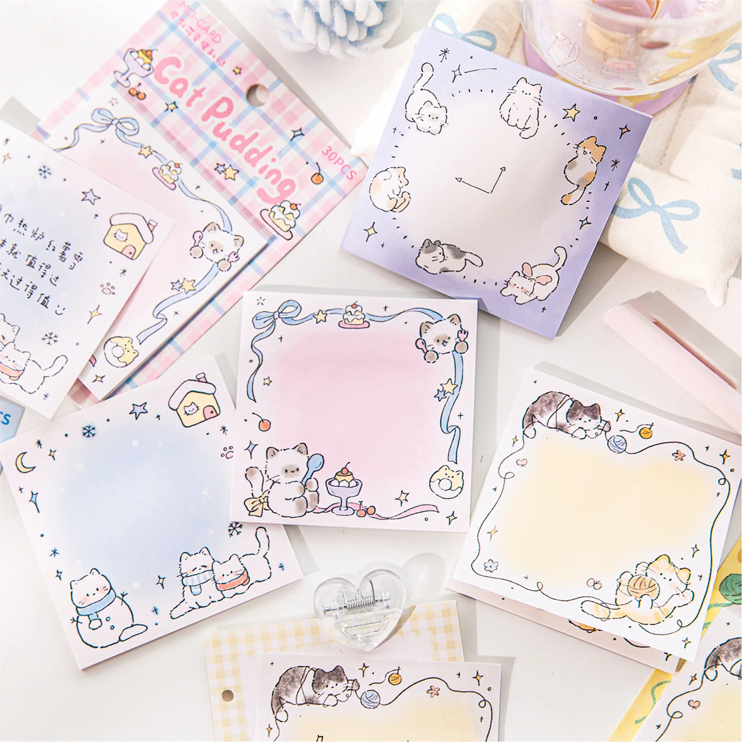 Cute Cat Chronicles Sticky Notes