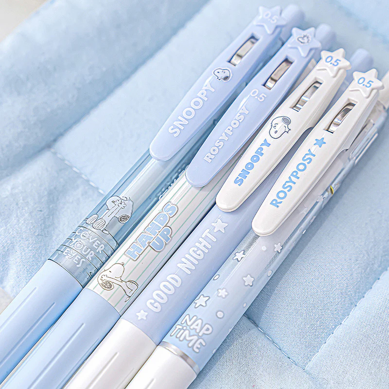 Fuzzy Snoopy Dreamy Gel Pen Set of 4