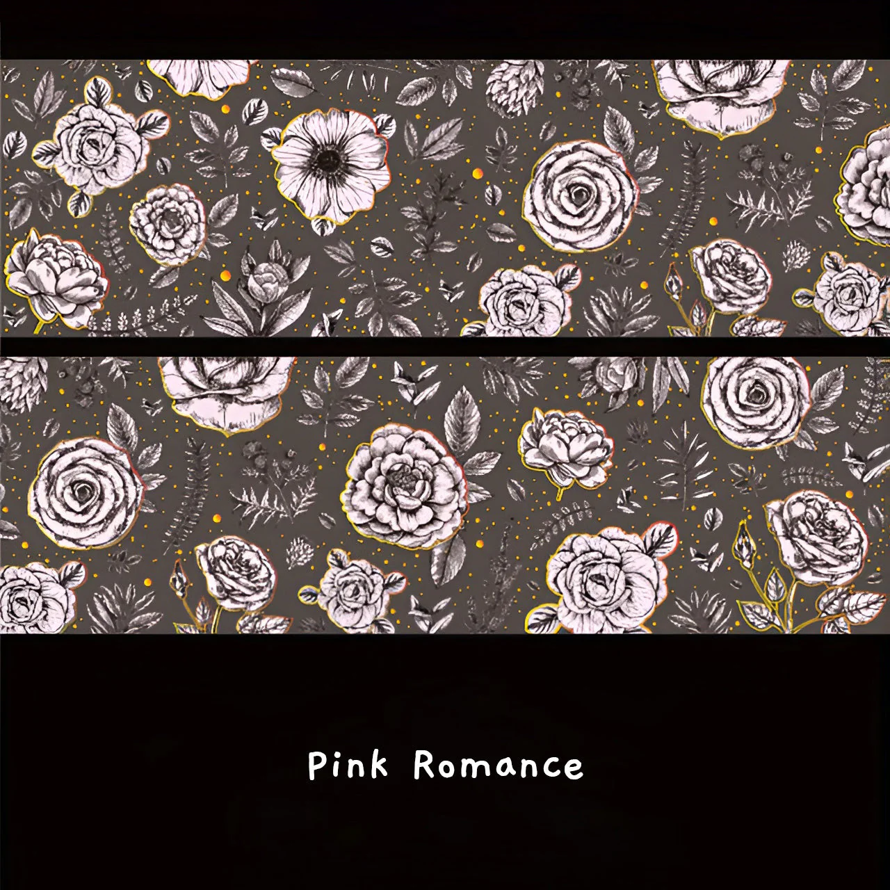 Pencilled Flowers Washi Tapes