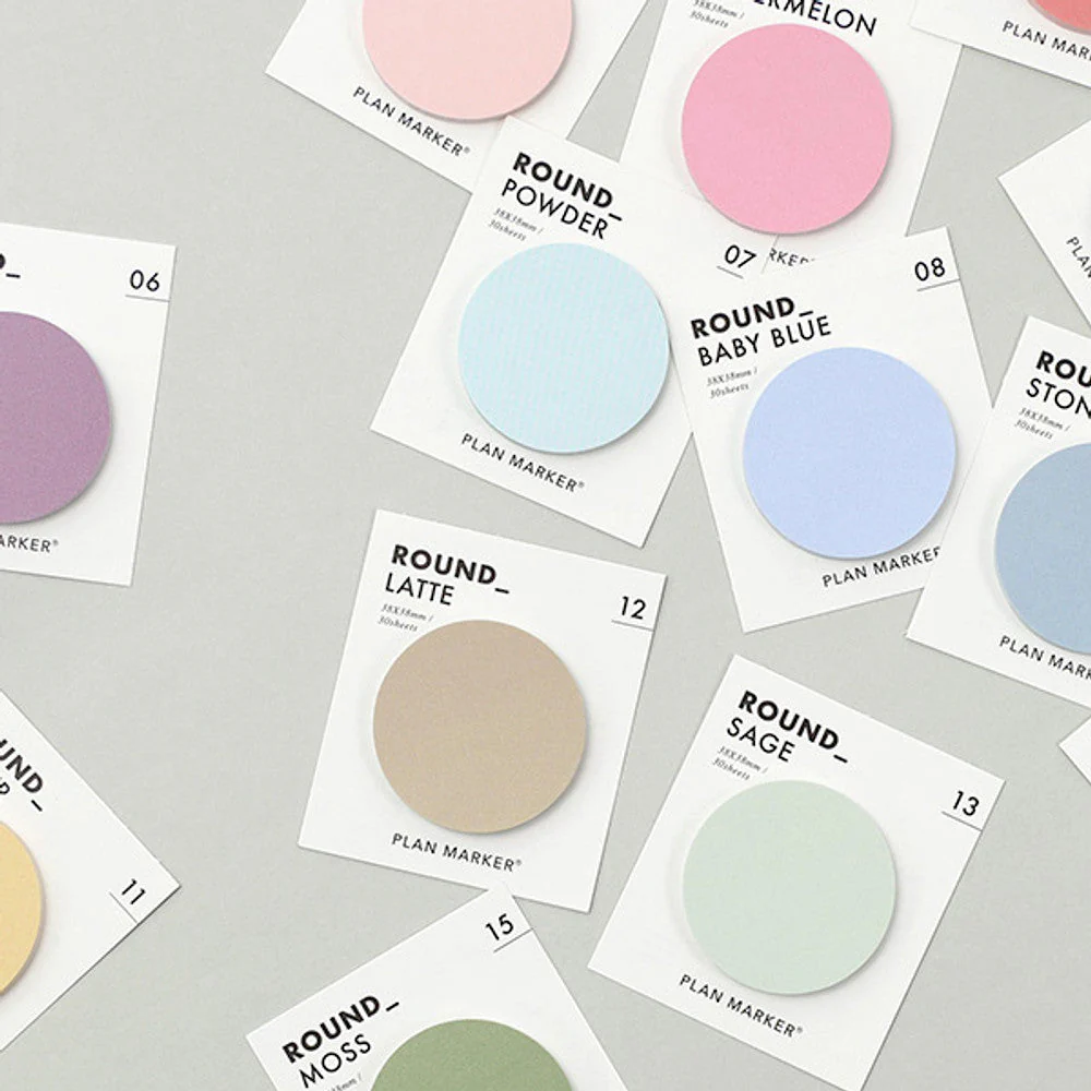 Paperian Large Round Sticky Notes
