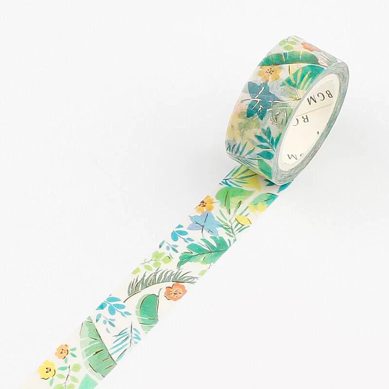BGM Masking Tape Tropical Leaves