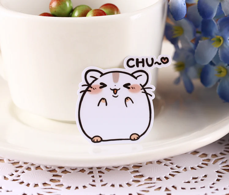 38 Pcs Cute Animal Stickers