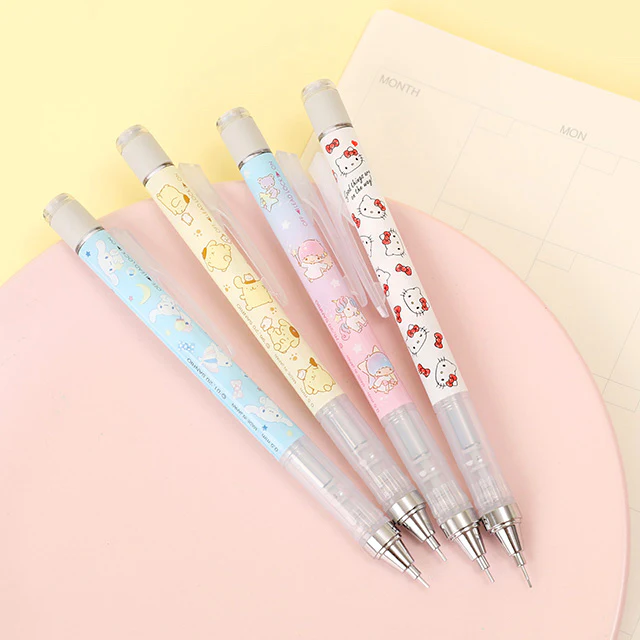 Cute Mechanical Pencil with Illustrations