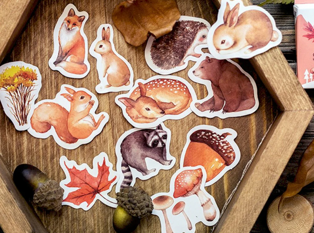 Autumn Forest Stickers