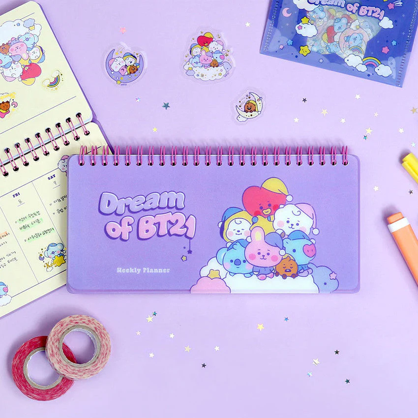 BT21 Baby Weekly Planner