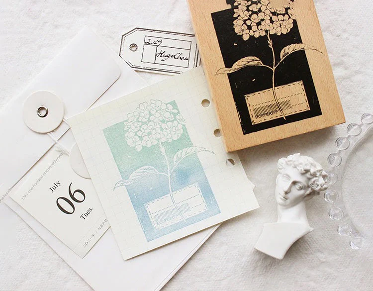 Hydrangea Garden Stamp