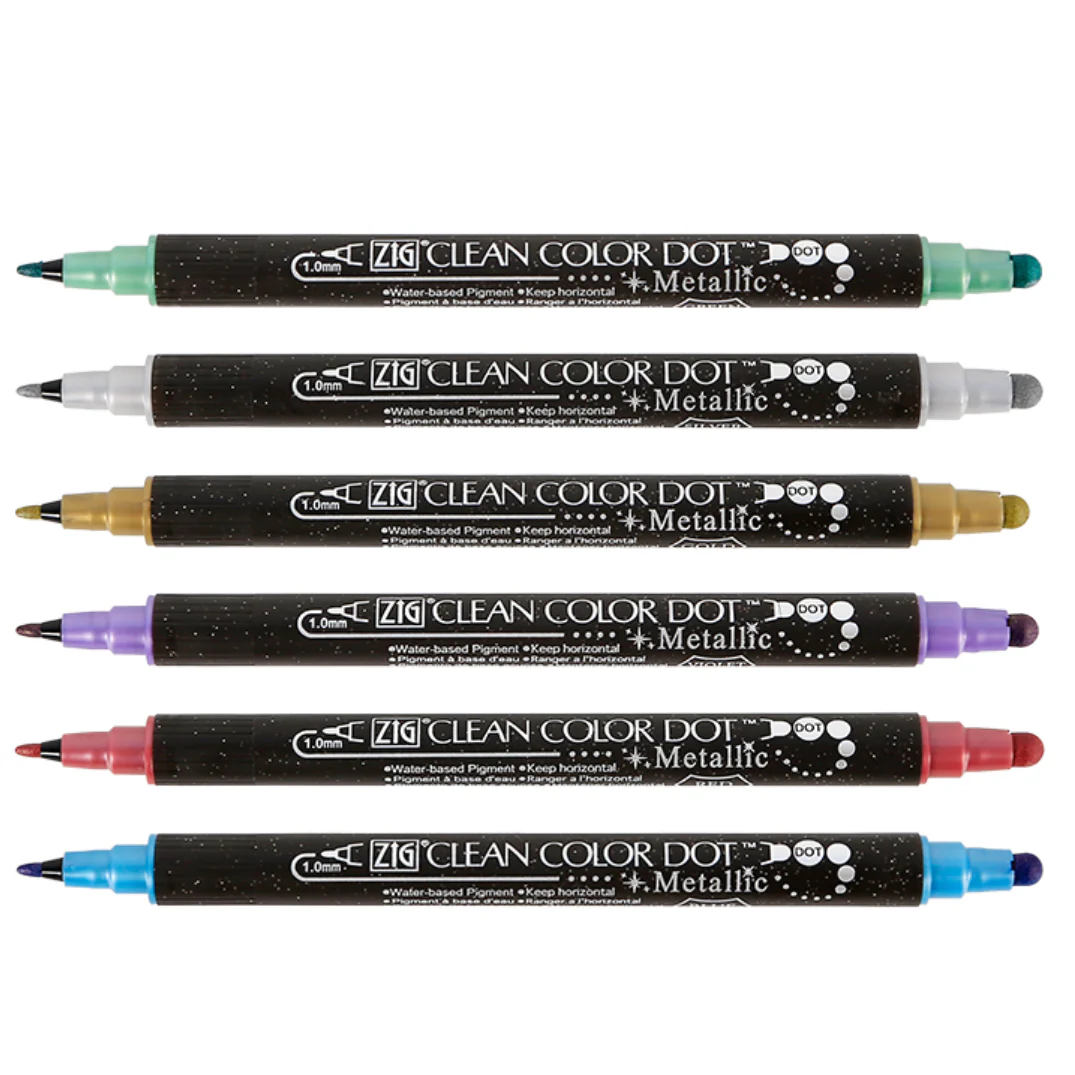 Dual Tip Marker 6 Color Set