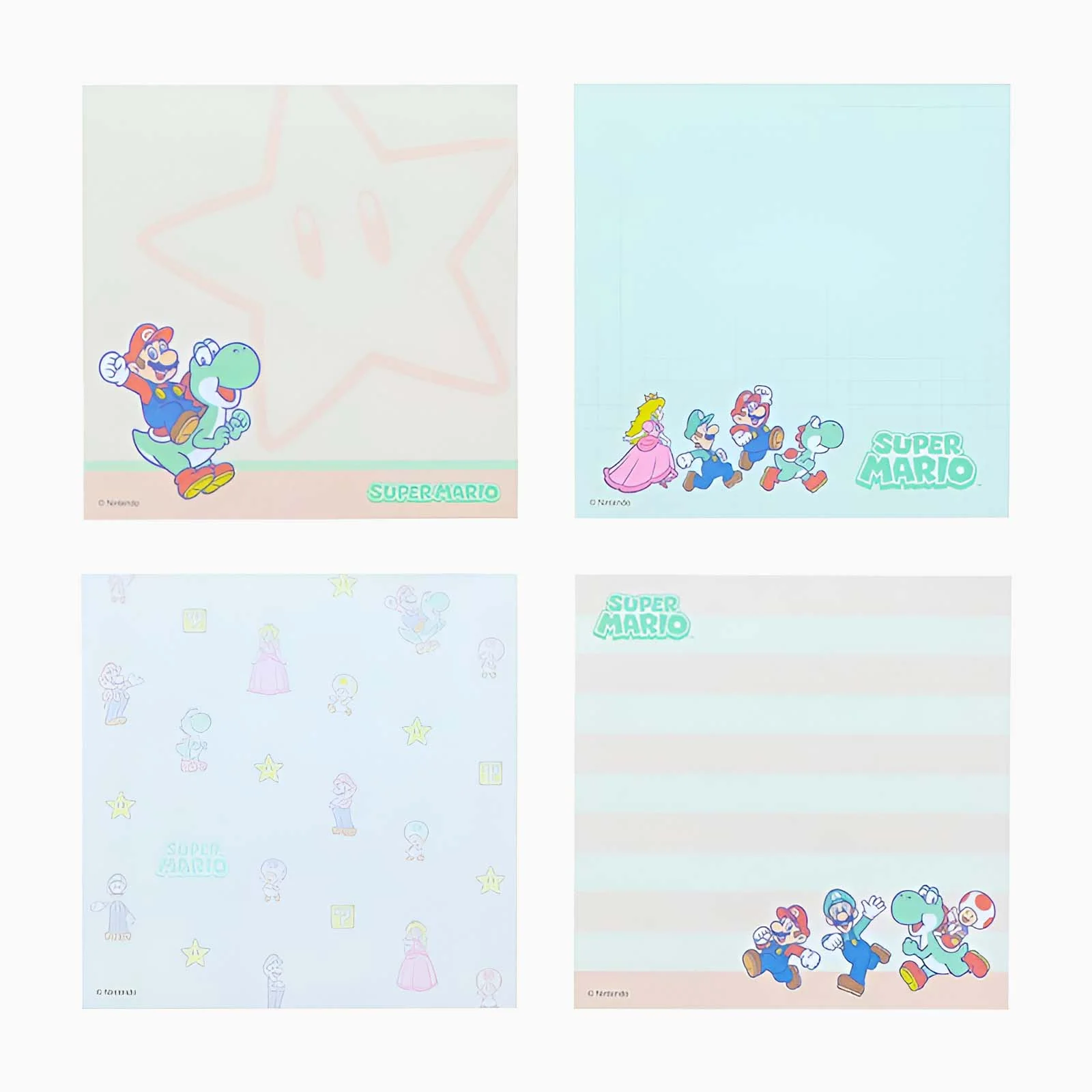 Sun Star & Nintendo Super Mario Square Memo Pad