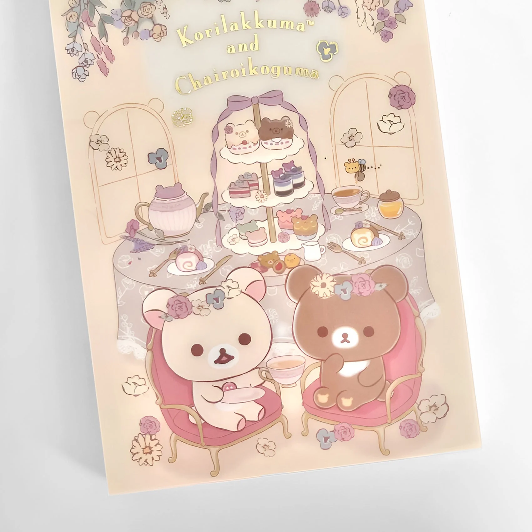 Sweet Tea Party Memo Pad Yellow