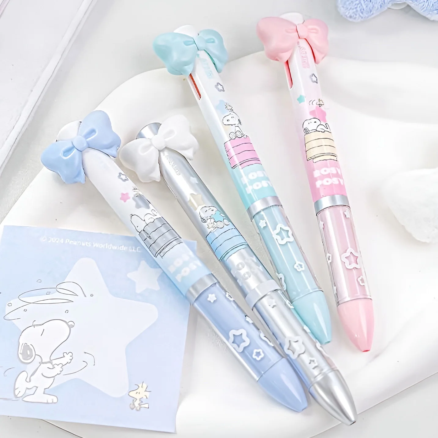 Snoopy Bow Dual Color Pen