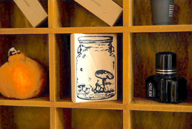 Vintage Jar Plant Stamps