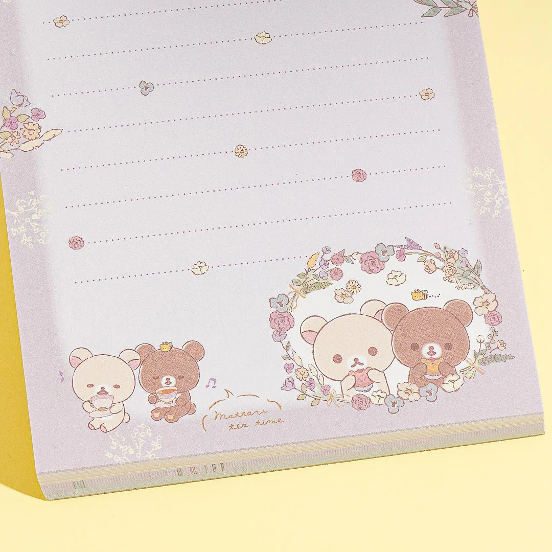 Colorful Afternoon Tea Memo Pad