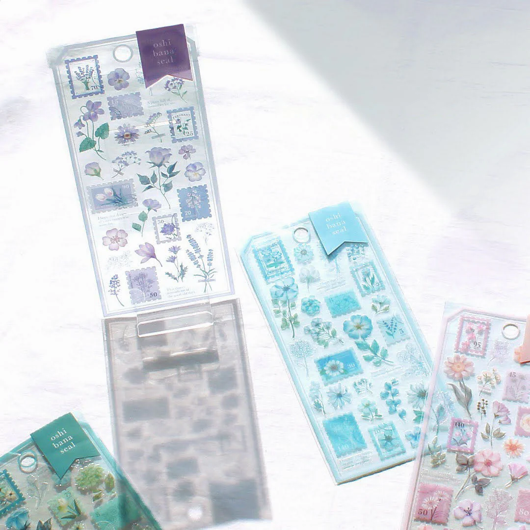 Floral Pressed Flower Sticker Sheet