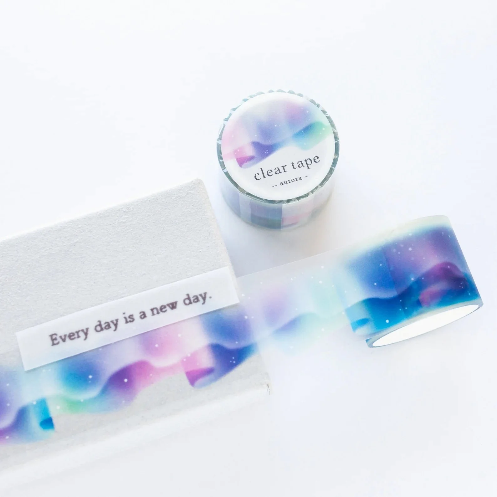 Clear Masking Tape Aurora