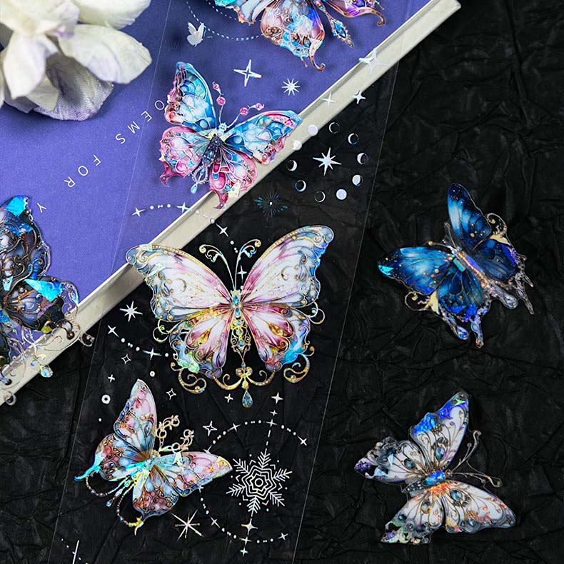 Galaxy Flies Transparent Tape