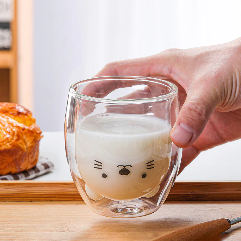 Cute Double Layer Coffee Cup