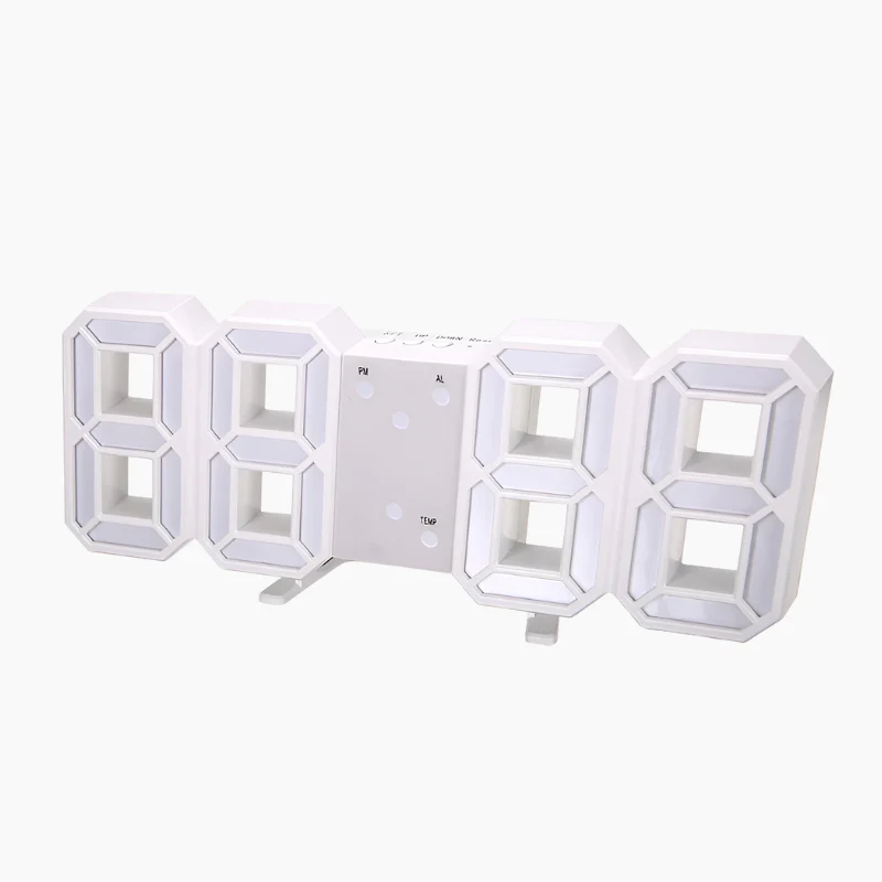 Digital LED Wall & Desk Alarm Clock