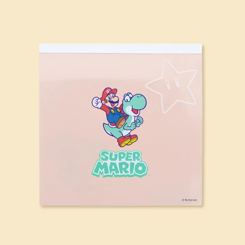 Sun Star & Nintendo Super Mario Square Memo Pad