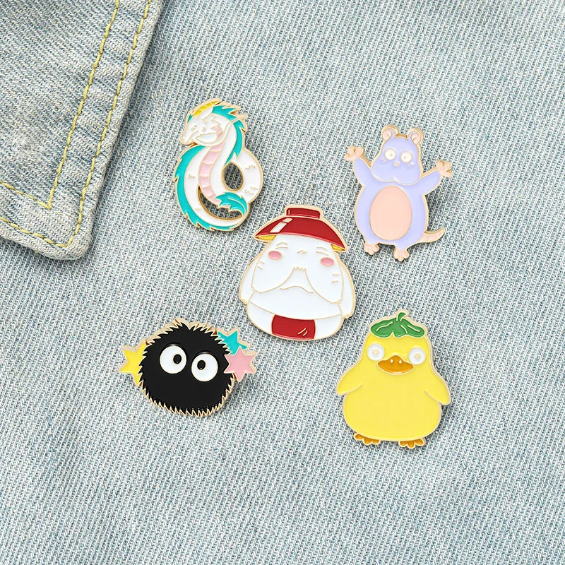 Hayao Miyazaki Enamel Pin - Spirited Away