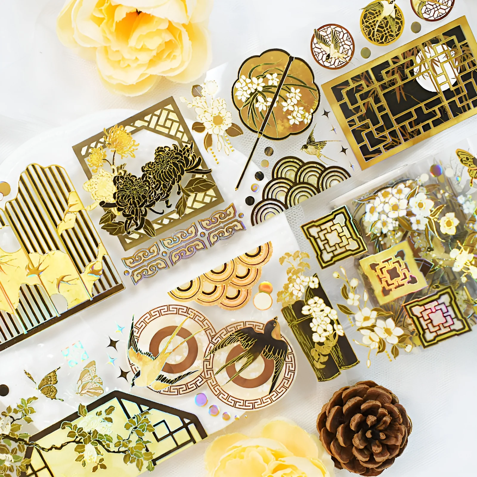 Golden Kyoto Clear Masking Tape