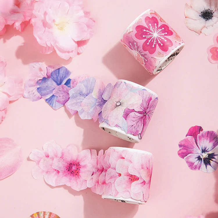 Floral Blossom Sticker Roll