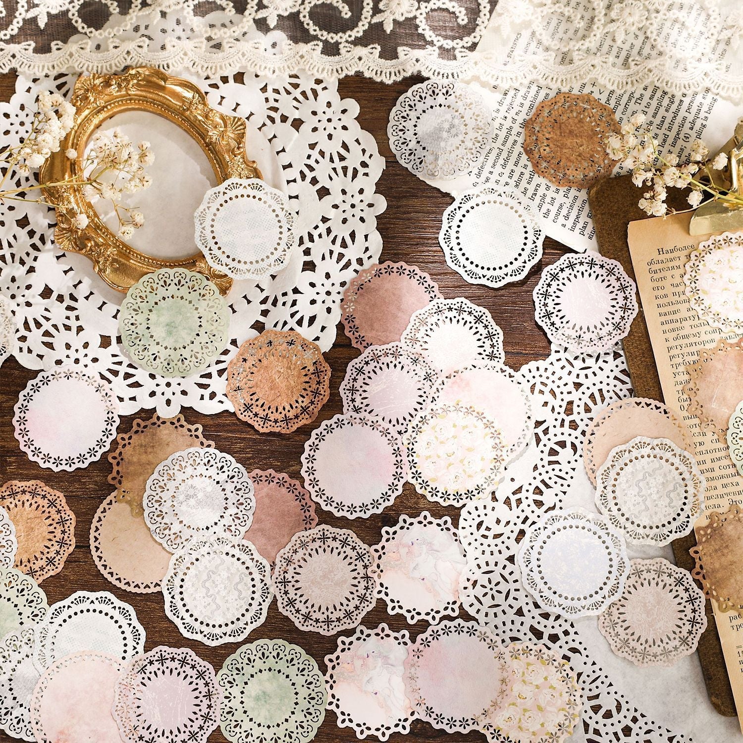 Mystic Design Lace Stickers