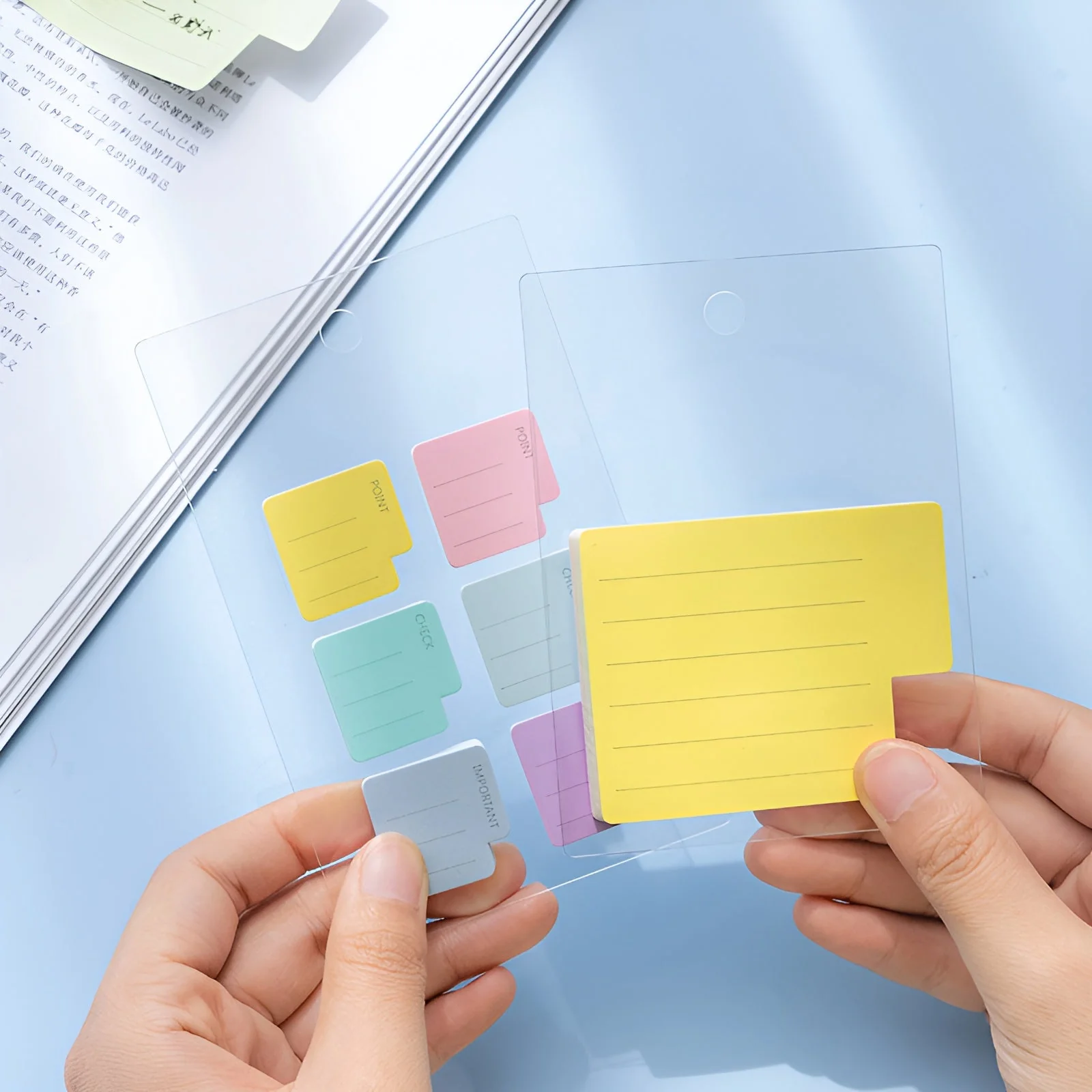 Pastel Color Index Sticky Note Set