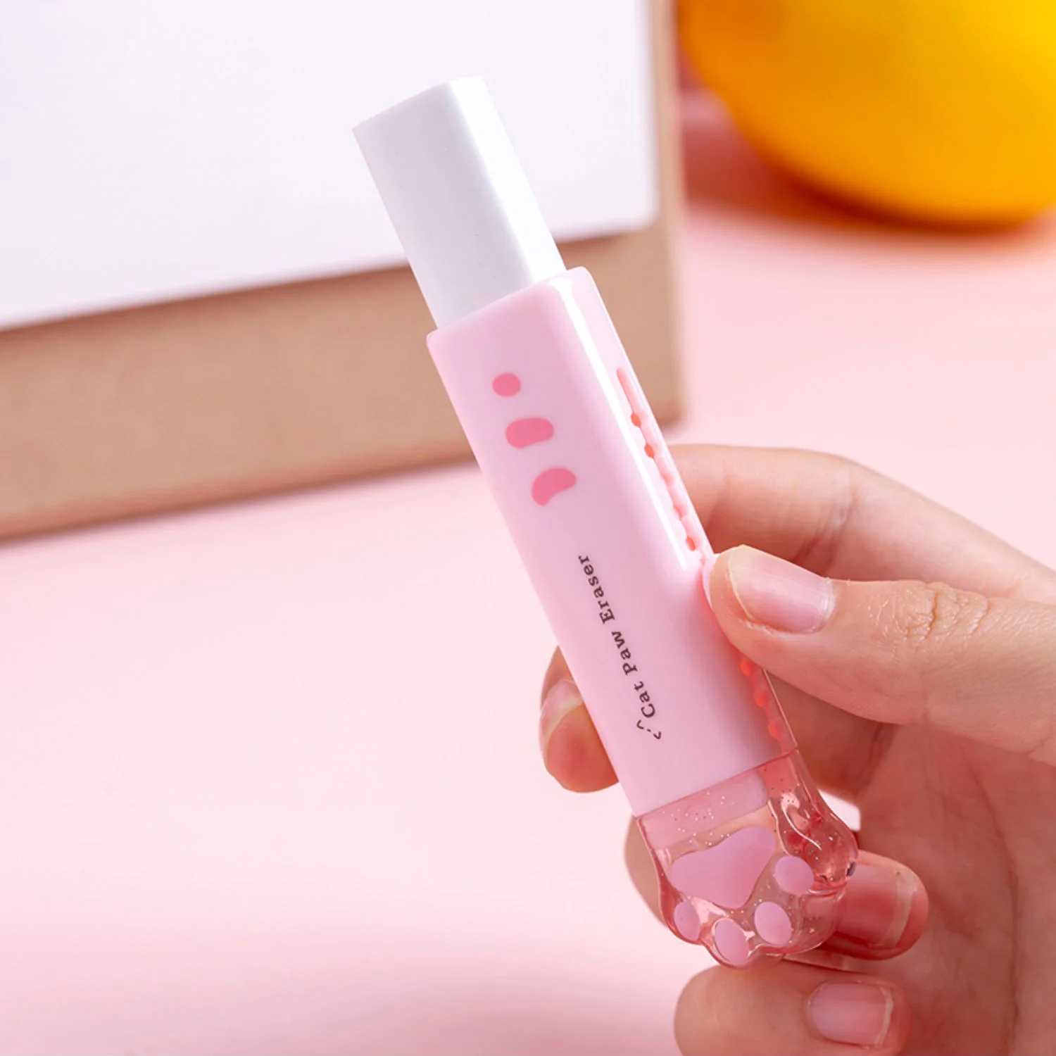 Feline Foot Retractable Eraser