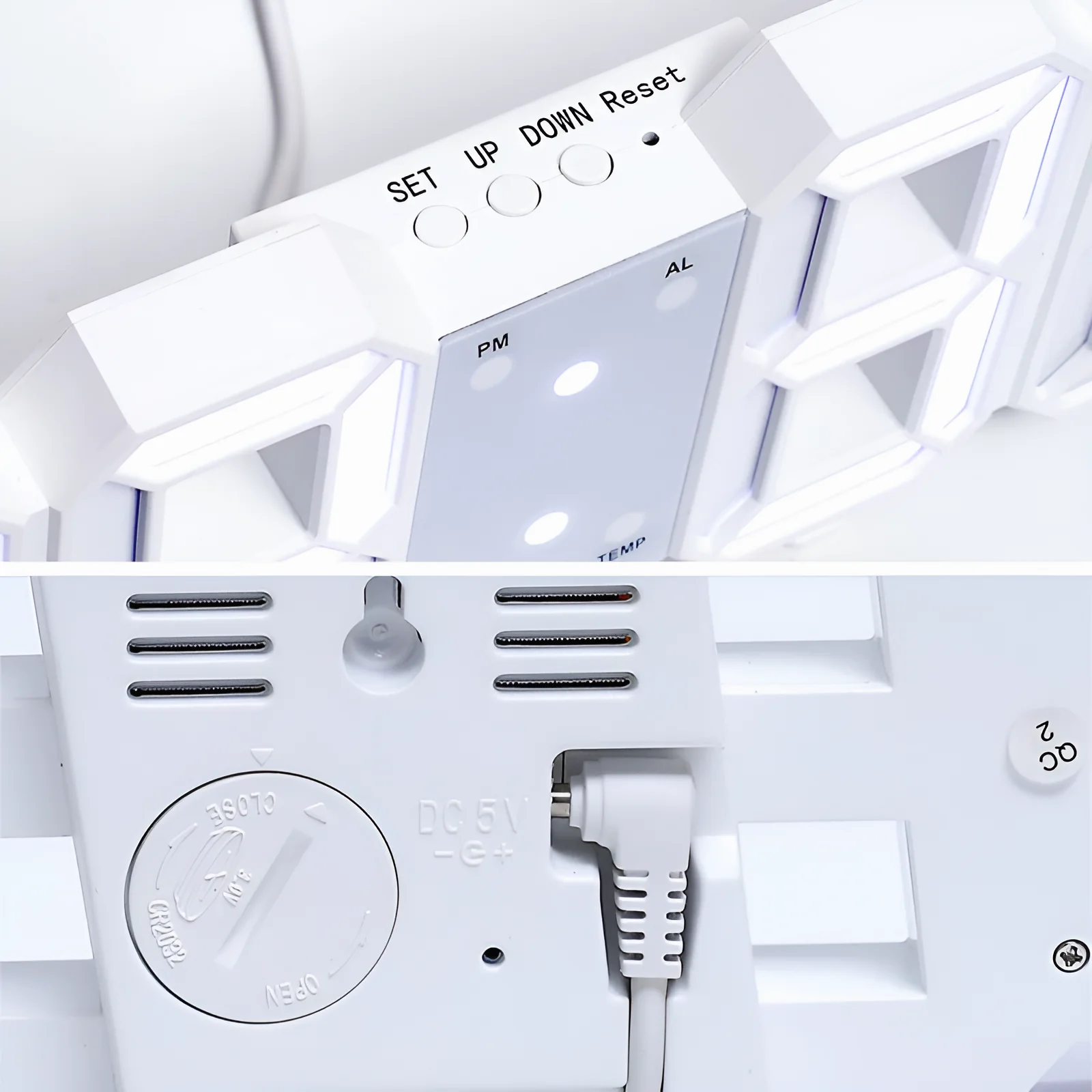 Digital LED Wall & Desk Alarm Clock