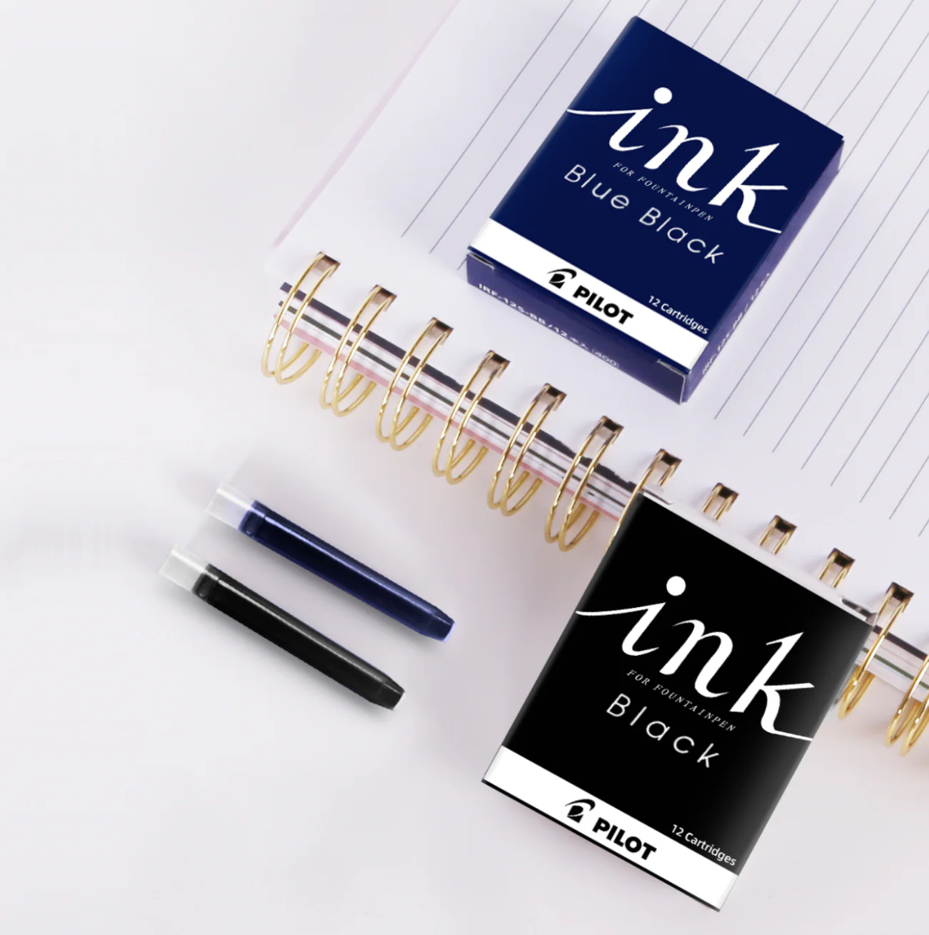 Writing Ink Cartridges 12 Pack