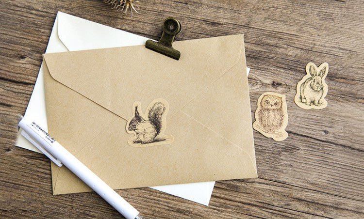 Retro Stamp Stickers