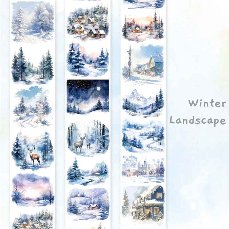 Nature Scenes Washi Tape Extra Large