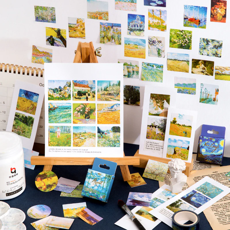 Van Gogh's Masterpiece Moments Stickers