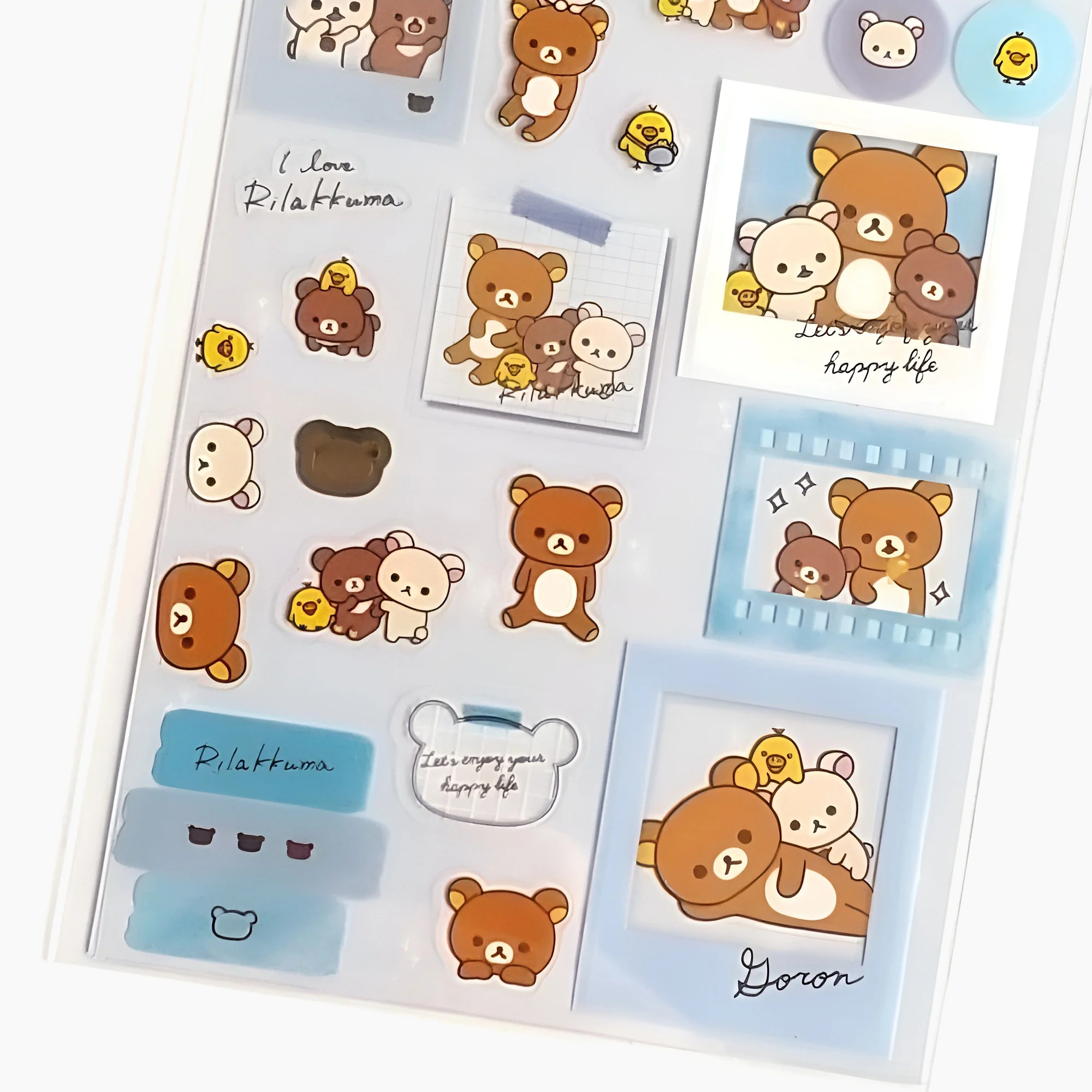 San x Rilakkuma Frame Stickers