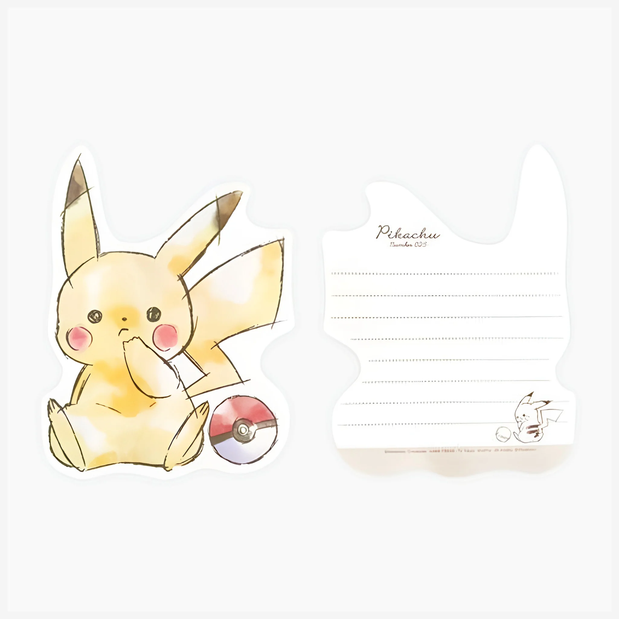 Pikachu Number 205 Letter Set