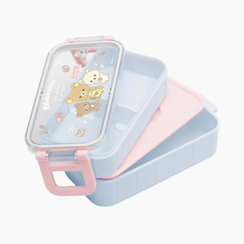 Double Layer Bento Lunch Box Blue