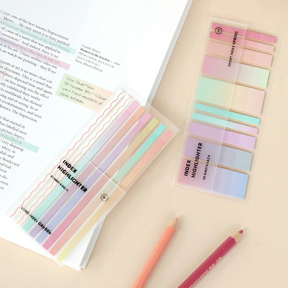 Iconic Index Long Sticky Notes