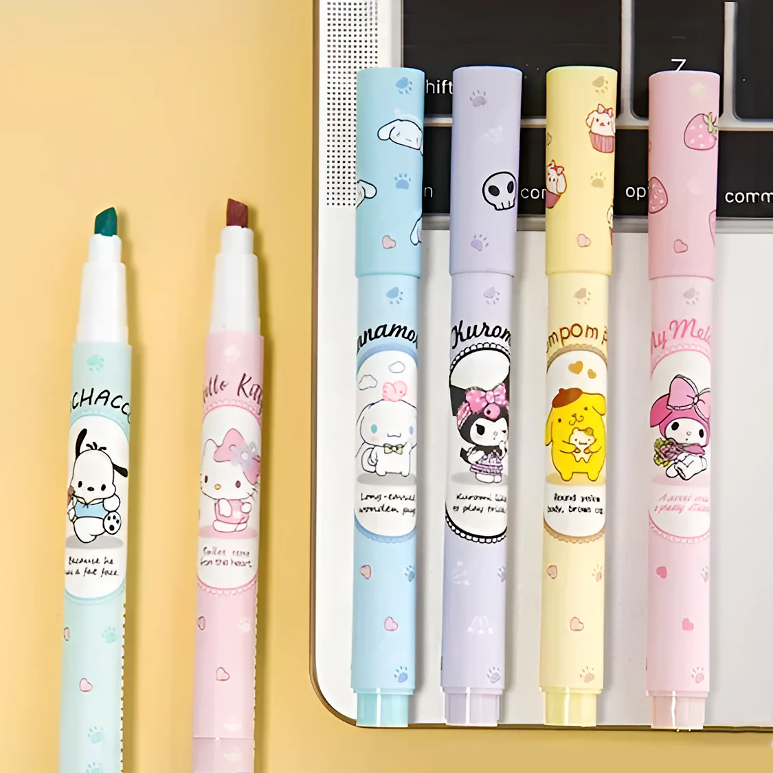 Fancy Characters Highlighters Set of 6