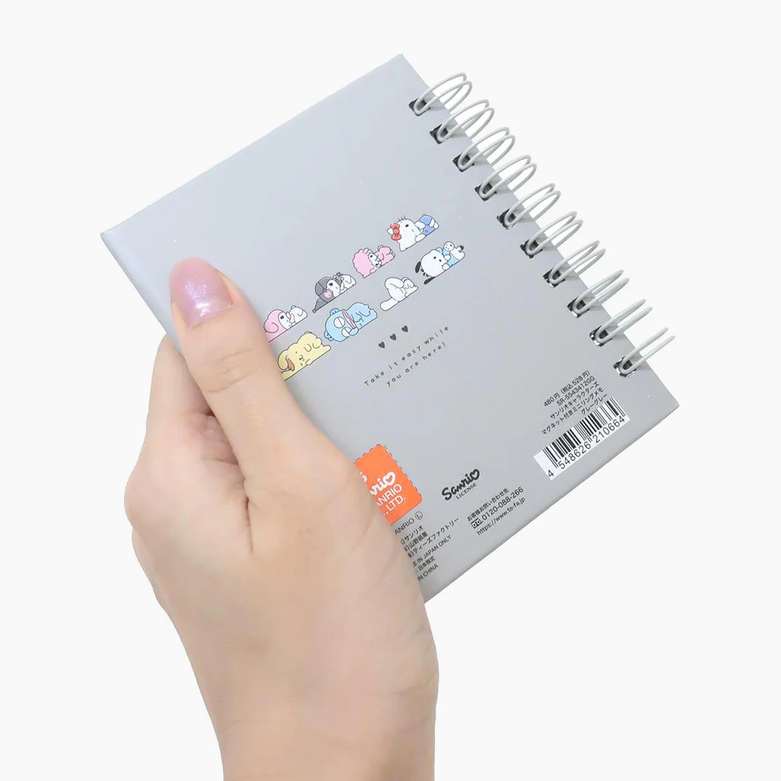 Sanrio Characters Hardcover Spiral Notebook