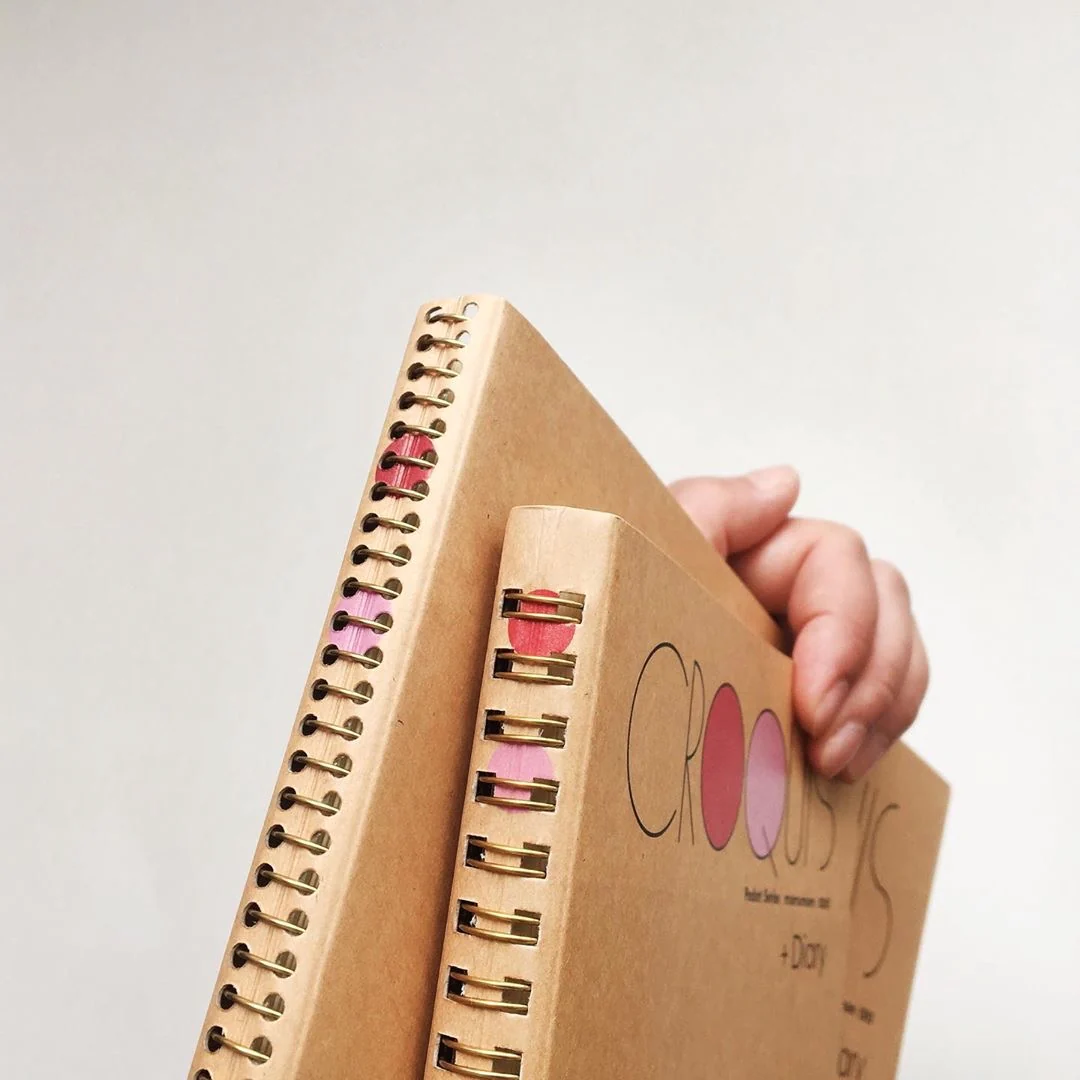 Pocket Sketchbook with Art Paper