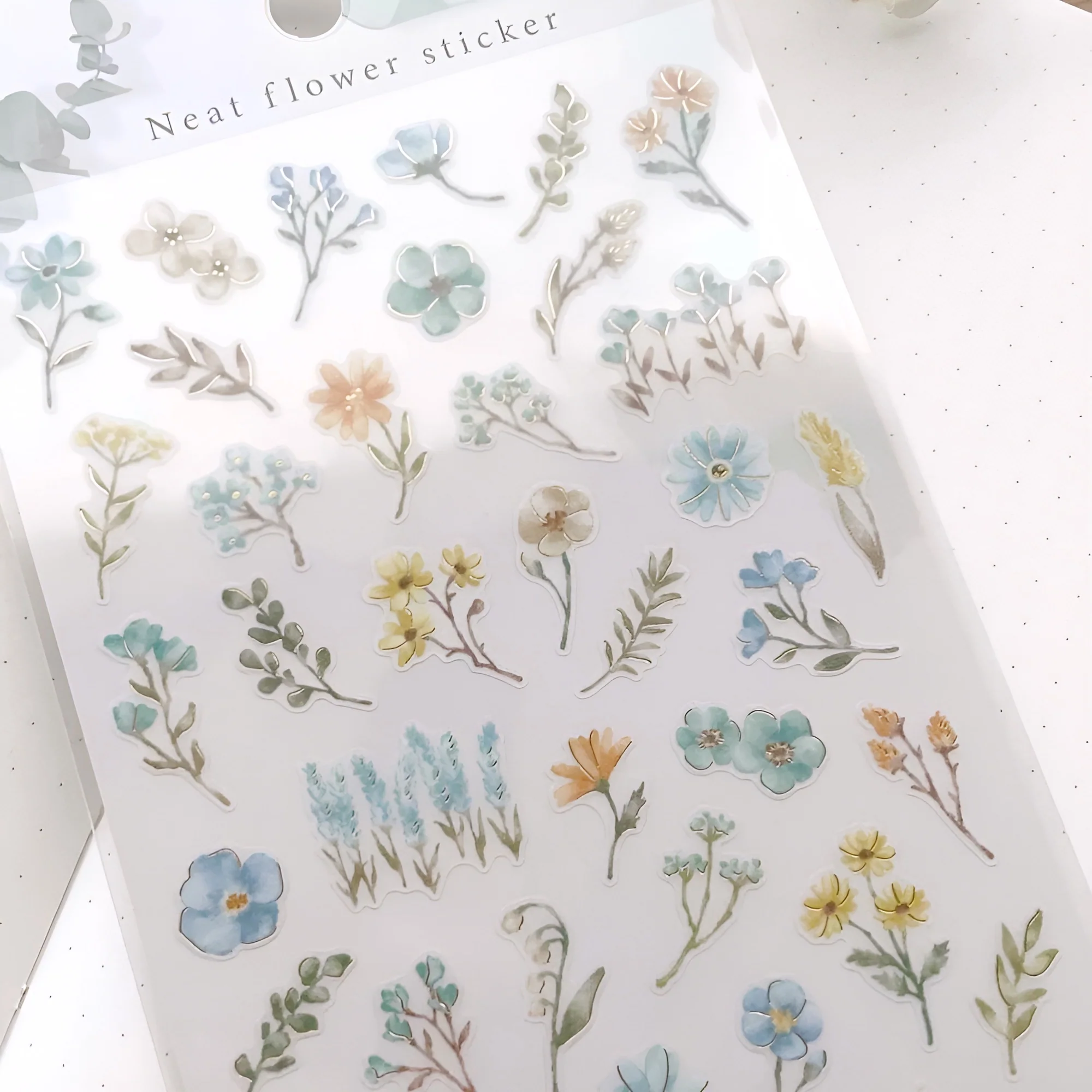 Bright Flower Stickers