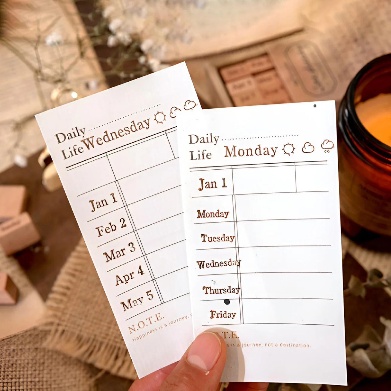 Daily Planner Stamps Set