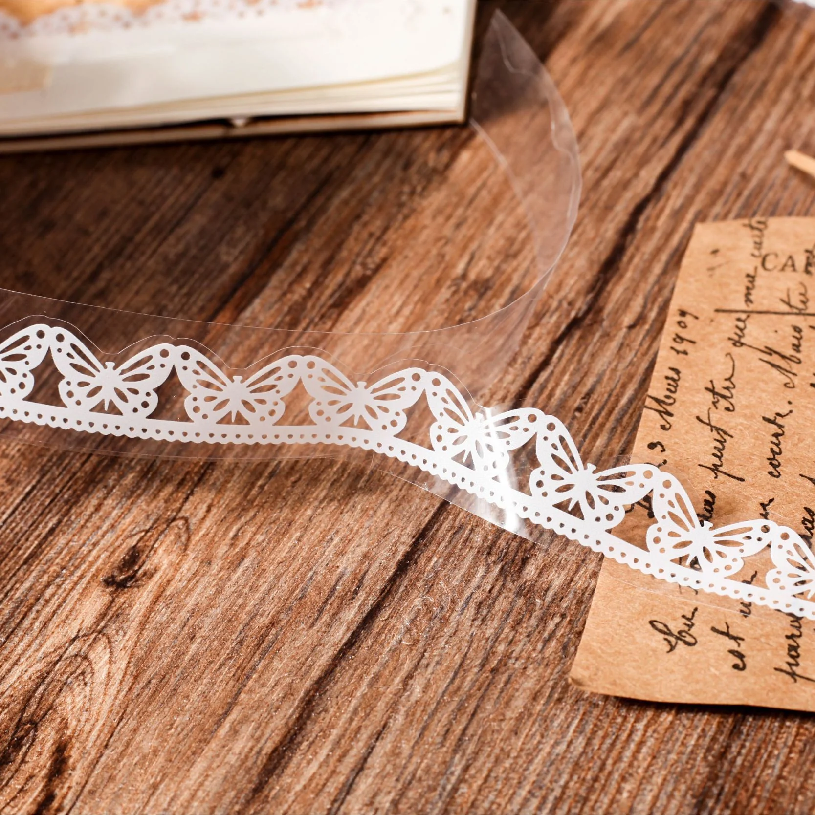 Vintage Pattern Die-Cut Masking Tape