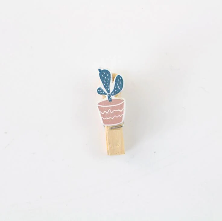 Cactus Wooden Pegs