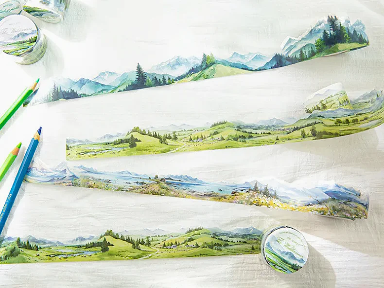 Nature Scenes Masking Tapes