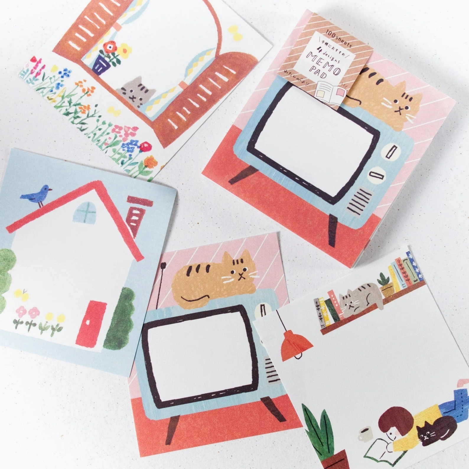 Furukawashiko 4 Designs Memo Pad