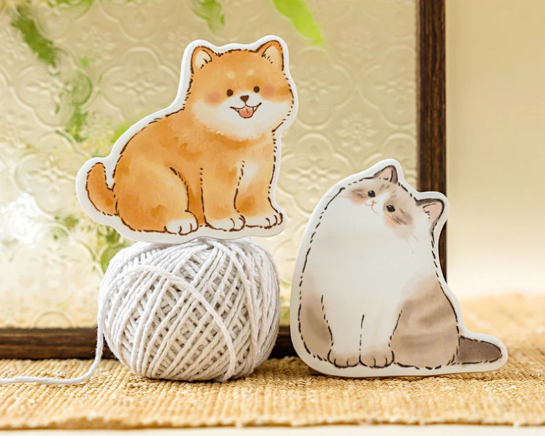 Joyful Animal Pals Sticky Notes