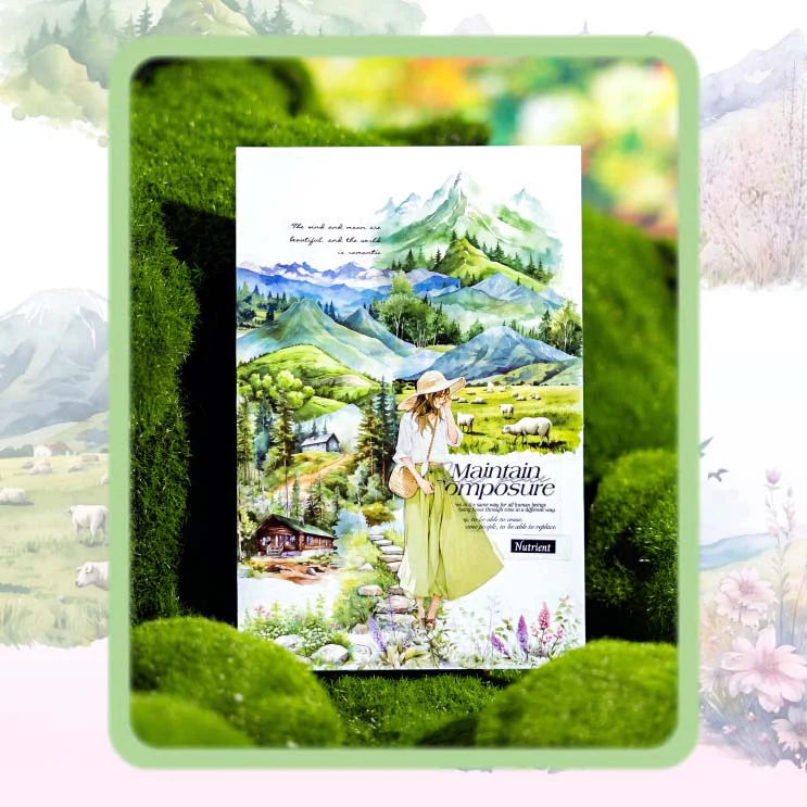 Seasonal Nature Clear Stickers